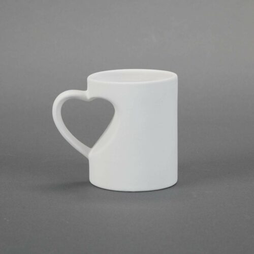 BQ SM MEDIUM HEART MUG