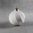 BQ SM RIBBON STRIPED ORNAMENT