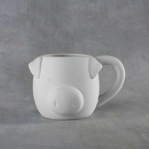 BQ SM PIG MUG 16 OZ